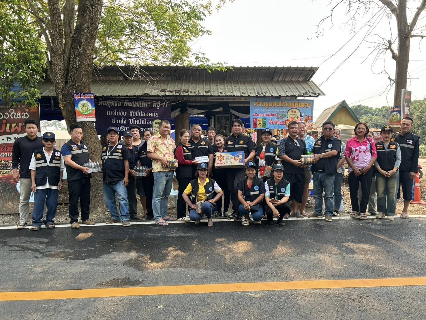 ลงพื้นที่ตรวจเยี่ยมจุดบริการประชาชนของแต่ละหมู่บ้าน