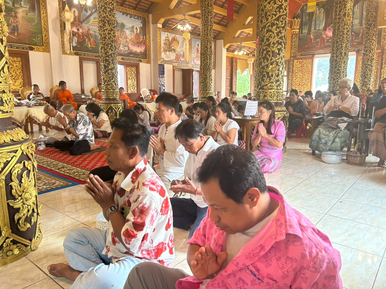 กิจกรรม พิธีสืบสานประเพณีปี๋ใหม่เมืองและสระเกล้าดำหัวผู้สูงอายุ